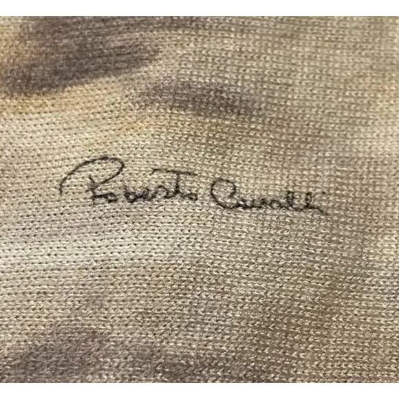 Roberto Cavalli Cashmere & Silk Cardigan 42 (US 6 / S) Old Money Animal Classy - Picture 4 of 16